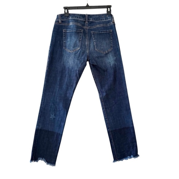 CAbi Celebrity Star Slim Boyfriend Two-Tone Denim Jeans Style# 3937 Size 2 - Picture 5 of 14